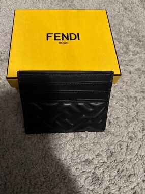 Fendi Roma Card Holder - Classic Black